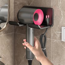 Hairdryer shelf-mounted bathroom wind dryer mounted bathroom wind dryer shelf hanging rack