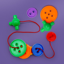 Threading board Hand eye coordination Montessori early education Sewing buttons 3-6 years old Fine ability training Sewing buttons Toy beads