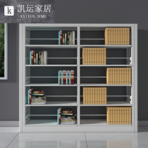 Steel file rack voucher frame data file rack school library bookshelf household storage shelf dense cabinet