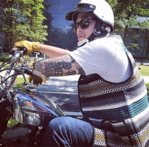 Born Free light fiber 60s Classic retro locomotive halfarmor Shorty hale helmet ladylike