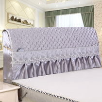 Bedside soft cover 1 8m bedside protective cover 1 5m wooden bed head cover cover cover cloth all-inclusive dust cover
