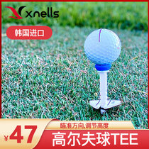 Xnells Korea imported multi-purpose golf tee plastic direction golf nail seat height adjustment