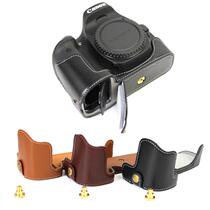  Canon 5Dmark IV Camera Bag 5D4 Base Leather Case 5DSR 5DS Protective Case Half Set SLR 5d3 Base