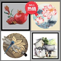 Mark pen painting border paper imitation lens mirror card paper painting room painting pasted heavy color oil painting stick drawing paper