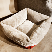 Dog Nest Winter Warm Teddy Kirky Dogs Mat Small Dogs Pet Supplies Winter Fou Dogfight Dog Bed Can Be Removed