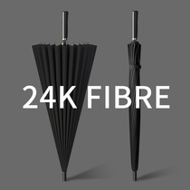 Mens long handle Umbrella Custom logo Rainstorm Special Car Big double Black Abstinence Ensemble Fully Automatic Umbrella Men