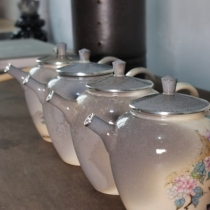 Chai WuzhiChai kiln naked burning natural falling ash nail burning handmade hand-painted teapot