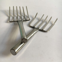 Bean sprouts Kitchen restaurant stainless steel five-tooth Rice Fork canteen rice tools selling tools