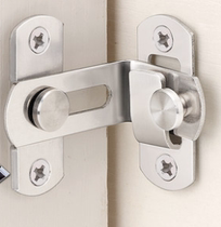 Single-side door buckle aisle sliding door lock buckle window door lock bathroom switch dormitory door latch buckle hook small