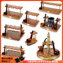  Monsoon JiFENG Pipe stand Glossy solid wood metal unit Multi-position pipe stand Pipe display stand