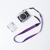 Shounenn original Tide brand purple camera with photography strap SLR micro single lanyard neck shoulder strap card machine