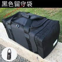 Black left-behind bag preparation bag pre-transport bag running bag carrying carry bag after bag left bag large luggage man