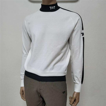 Original single autumn and winter Korean golf clothing blouses male and female with high elastic rabbit fluff warm knit long sleeves