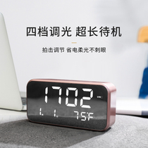 New 2021 smart electronic alarm clock bedroom students with digital small alarm living room desktop simple creative clock