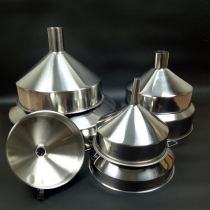 Thickened 304 Stainless Steel Funnel Large Caliber Funnel Industrial Funnel Wine Spill Leak Home Funnel Matching filter