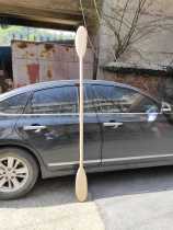 Double pitch double wooden oars kayak paddle double paddle length can be customized