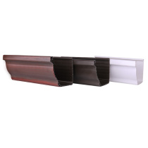 Guan rain gutter eaves pvc plastic eaves drainage channel U-shaped roof connected to the gutter falling into the water house water Guide