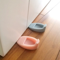 Creative silicone door stop non-punching anti-pinch hand silent door stopper door plug windproof door plug safety door lock rear anti-collision