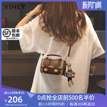 Viney bag new 2023 slug bag light luxury mini bag high texture pack 2022 leather bag bag