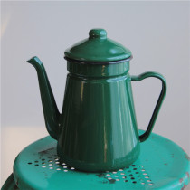 Enamel enamel coffee maker Kettle Wine Pot with Twist Head Chengdu Chongqing Municipal Well Fire Pot Shop Restaurant Teapot Customizable