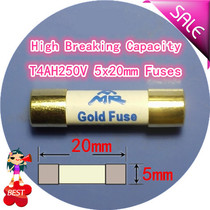 AMR T4AH250V audio amplifier bile Machine front and rear HIFI gold cap silver wire fuse tube 4A 5x20mm