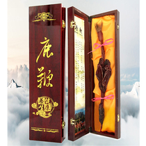 Deer Whip Gift Box Solid Wood Box Gift Bag Soup Deer Whip Whole Branches Deer Whip Bubble Wine