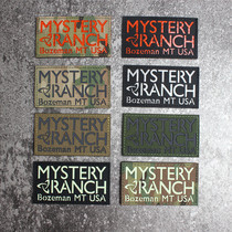 Mysterious Ranch Reflective Arm Badge Laser Engraving IR Reflective Sticker Personality Backpack Post Morale Badge 3M Badge helmet sticker