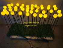 LED ball light Ground plug light Outdoor waterproof star ball reed light string Outdoor decorative light Outdoor landscape light