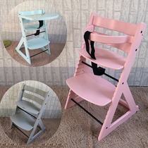 Childrens dining chair growing chair ancestral version of beech wood learning chair baby table baby dining seat space for everyone