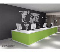 Shenyang real estate agency front desk cashier desk office desk and chair job Table Customization