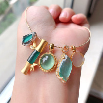 Yinyun Jade exquisite beauty resistant to see small boutique jadeite small caseless brand egg noodle pendant design style reference