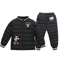 Anti-season childrens down jacket liner set Boys and girls baby small medium and large children thicken warm winter two-piece set