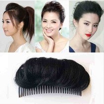  Wig pad hair root tie half meatball head plate hair device headdress female lazy hairpin Princess head fluffy tie hair increase