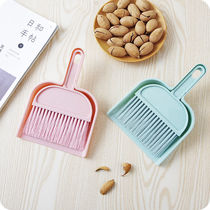 Mini small broom dustpan set table sweeping children pet cleaning small broom student table broom dustpan dustpan combination
