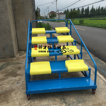 Track and field terminal timebench 8 mobile terminal referee stand 8 seats referee platform record stand stand