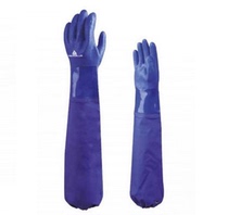 Delta 201766 extended PVC protective gloves VE766 13 needle knitted lining PVC coated cotton wool