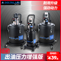 Deltaran pneumatic oil Machine high pressure oil injector large pump head yellow oil pump oil pump pump pump hit the butter oil machine grease gun
