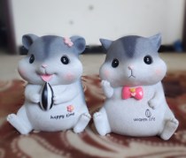  Sea mold small hamster 18cm plaster image latex mold Childrens puzzle handmade diyi