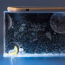Astronaut desktop ornaments creative photo frame personality desk living room light luxury decorations birthday gifts