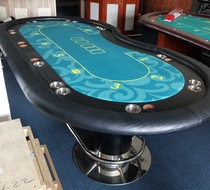 Bar foot Texas poker table factory price direct sale cylindrical foot Texas table Club special poker table