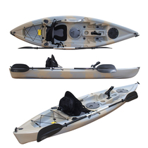 2020 new single rolling canoe single road boat outdoor thick fishing boat canoe