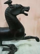 Imitation antique bronze ware horse tree-making process rust pendulum pieces antique collection Jiaphang ancient play