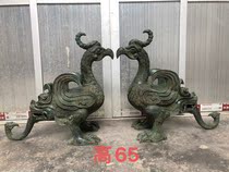 High imitation bronze ruins black paint ancient rust inscriptions ornaments business gifts antiques miscellaneous pieces