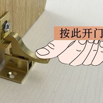 Pure copper bird buckle door and window antique copper latch lock anti-theft security latch bronze window automatic door lock