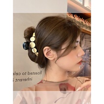 Grab clip female summer large hair volume more advanced sense hairclip plate back head clip temperament hair catch card shark clip