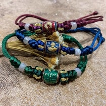 Top tripod Buddha Thai buddhist hand rope bracelet to weave itself like beads