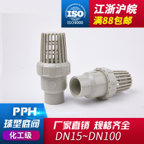 PPH bottom valve Ball bottom valve Check valve Check valve Water pump bottom valve Filter water inlet Flower basket head Shower head