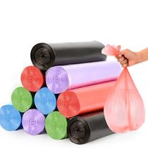 Garbage bag home office flat dormitory portable medium thick kitchen bathroom practical black plastic bag