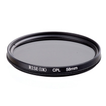 RISE(UK) 49 52 55 58 62 67 72 77mmCPL Polarized Polarizer Eliminating Reflective Lens