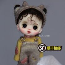 (KX DOLL)ob11 doll gift 呆 呆 君 resin non-clay bj8 points single head whole baby spot